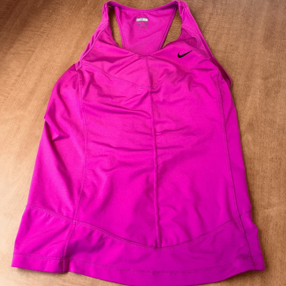 Hot Pink Nike Workout Tank Top